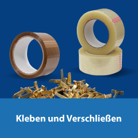 Kleben und verschließen