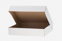 Folding bottom box white
