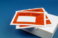 Selbstklebende Dokumententaschen für Lieferscheine und Rechnungen - Warenbegleittaschen von Nordwerk Verpackungen