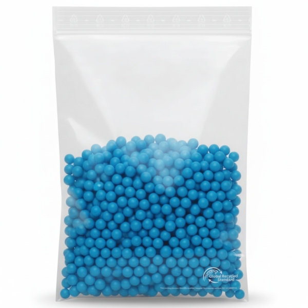 Ziplock bags made from recycled film