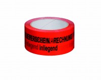 Klebeband Paketklebeband Lieferschein Rechnung innenliegend