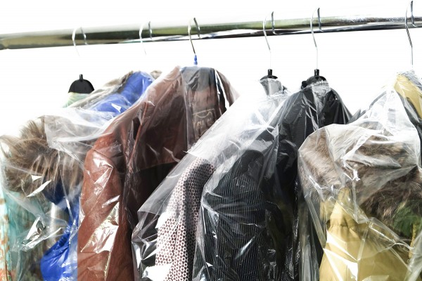 LDPE garment covers transparent