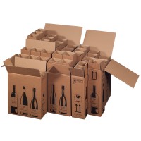 Flaschenkartons - Versandkartons für Flaschen. DHL und UPS zertifiziert