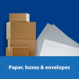 Packaging and packaging materials made of cardboard or paper