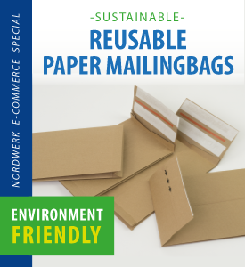 KRAFTMAILER®-Shipping bag made of kraft paper with 2 adhesive strips