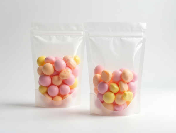 Stand-up pouches made from kraft paper