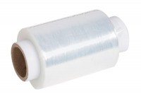 Stretchfolie für manuellen Abwickler. Innen haftend aussen glatt. Transparent. Folie. LDPE