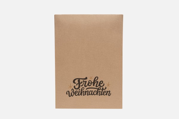 Reusable paper mailing bags Christmas edition
