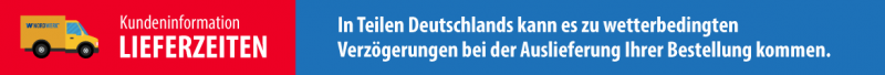 Wir liefern auch weiterhin am Tage des Bestelleingangs aus.