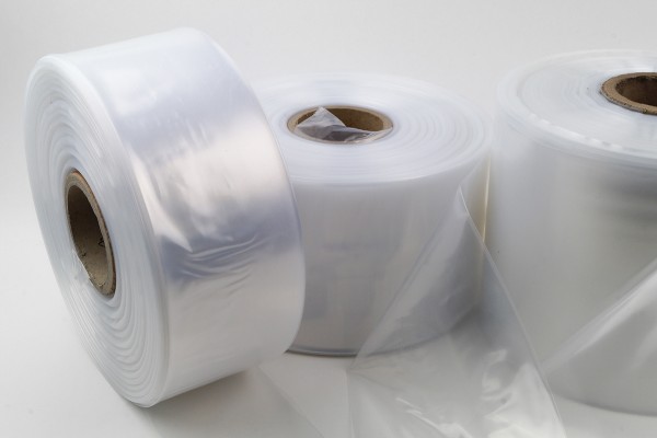 24 rolls tubular films LDPE transparent B-goods