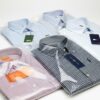 Gefaltete Hemden in Polybags Premium Textilverpackungen