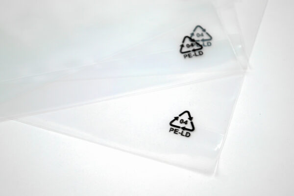 Transparente LDPE Beutel mit Selbstklebeverschluss