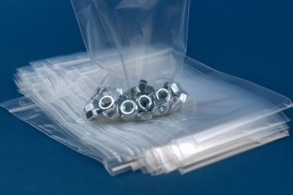 Druckverschlussbeutel aus extra starker 90 my LDPE-Folie