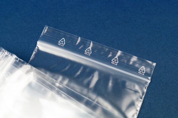 Druckverschlussbeutel aus extra starker 90 my LDPE-Folie