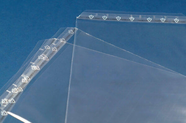 Hochtransparente Beutel aus PP Folie mit selbstklebendem Verschluss
