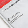 Sicherheitsversandtaschen für freigestellte medizinische Proben