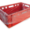 HDPE gusseted bags for E2 and E3 crates