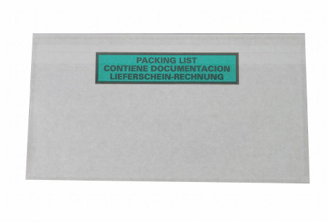 Selbstklebende Lieferscheintaschen aus Papier Selbstklebende Lieferscheintaschen aus Papier