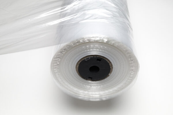Leichter Rollenschlauch transparent, 600 mm Rollenbreite