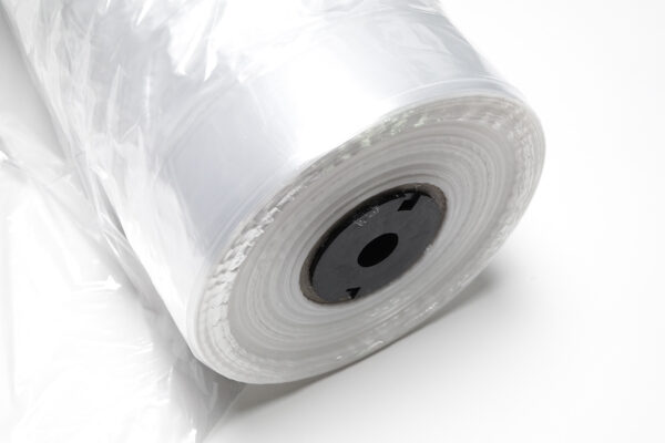 Leichter Rollenschlauch transparent, 600 mm Rollenbreite