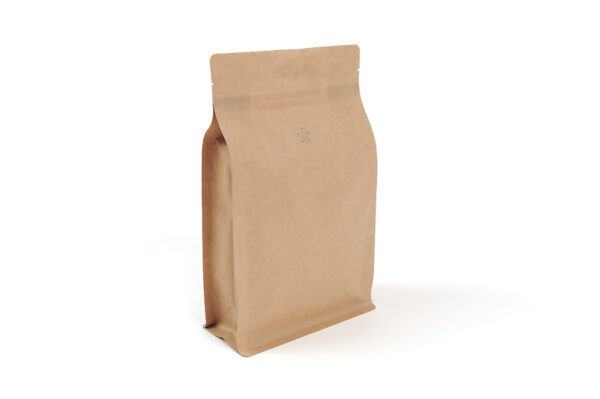 Flachbodenbeutel aus Kraftpapier
