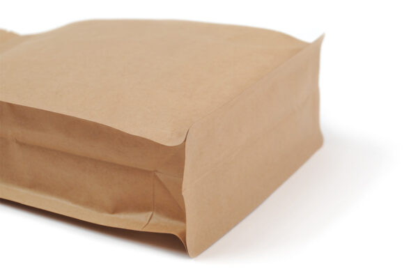 Flachbodenbeutel aus Kraftpapier mit oder ohne Ventil