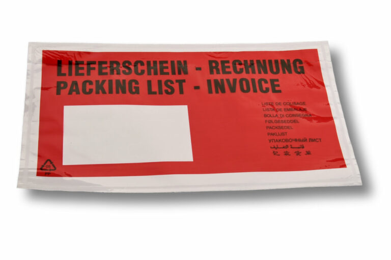 Selbstklebende Dokumententaschen DIN Lang in verschiedenen Farben Selbstklebende Dokumententaschen DIN Lang in verschiedenen Farben