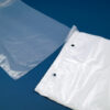 HDPE Flachbeutel Abrissblock mit Hängelochung