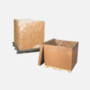 LDPE transparent pallet covers and side-gusseted bags