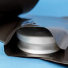 Black LDPE tubular film 100 µm, opaque on a roll