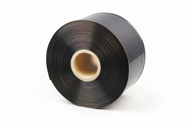 Black LDPE tubular film 100 µm, opaque on a roll