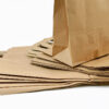 Tragetaschen aus Kraftpapier mit innenliegendem Flachhenkel