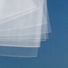 Flat bags without closure made of 100 µm transparent LDPE film