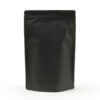 Aluminiumfreie Standbodenbeutel in schwarz mit Aromaventil
