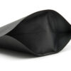 Aluminiumfreie Standbodenbeutel in schwarz mit Aromaventil