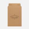 Versandtaschen aus brauner Wellpappe mit Ihrem Logo