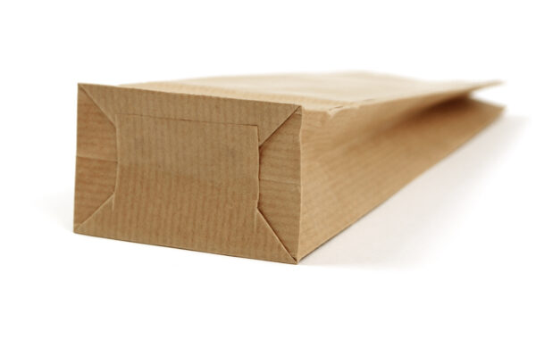 Kraftpapier Blockbodenbeutel mit oder ohne Sichtfenster