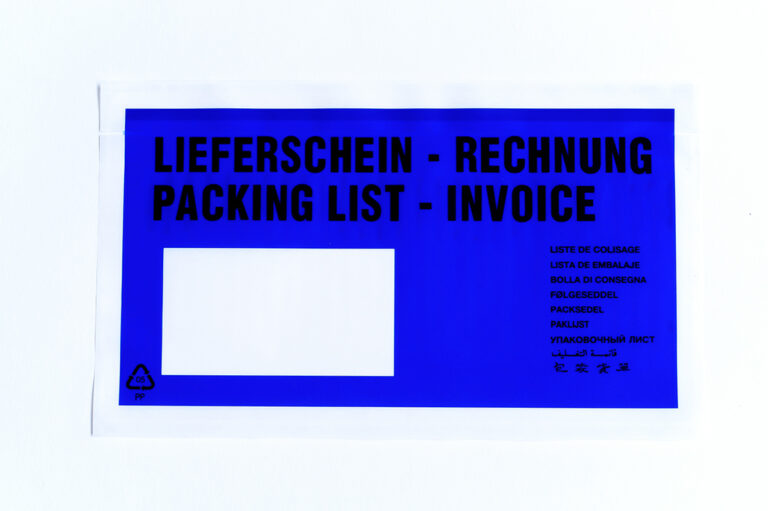 Selbstklebende Dokumententaschen DIN Lang in verschiedenen Farben Selbstklebende Dokumententaschen DIN Lang in verschiedenen Farben