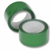 Coloured PP packing tape with low-noise unwinding on a roll