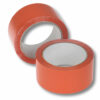 Coloured PP packing tape with low-noise unwinding on a roll