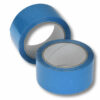 Coloured PP packing tape with low-noise unwinding on a roll