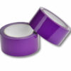 Coloured PP packing tape with low-noise unwinding on a roll