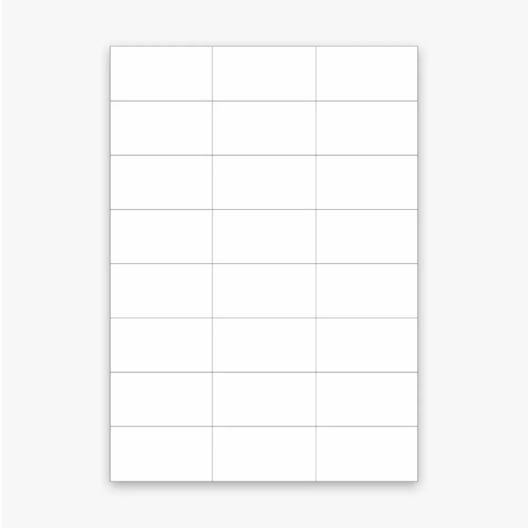 Selbstklebende Papier-Haftetiketten auf DIN A4 Bögen, weiß Selbstklebende Papier-Haftetiketten auf DIN A4 Bögen, weiß