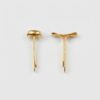 Sample bag closure clips, flat or round head