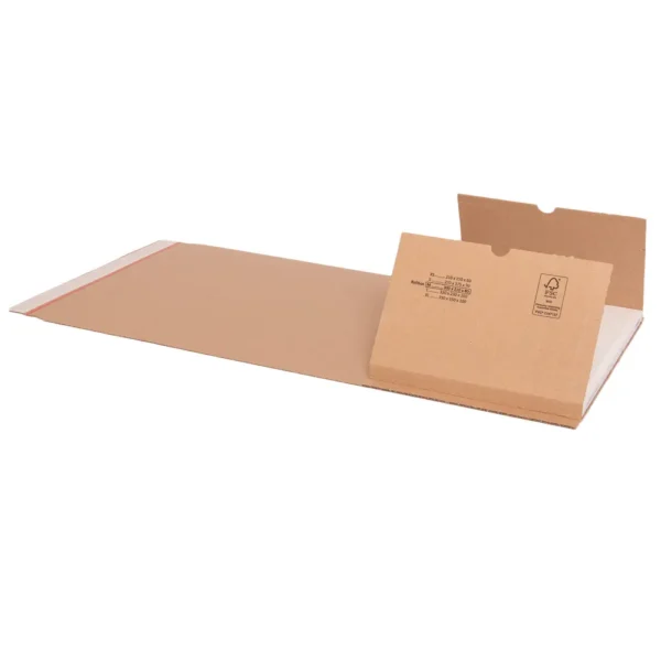 Faltkarton 300 x 210 x 80 mm, 1 wellig, braun