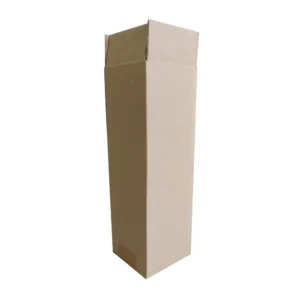 Cardboard box 100 x 100 x 300 mm, single-wall, brown, printed
