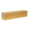 Faltkarton 100 x 100 x 600 mm, 1 wellig, braun