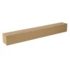 Faltkarton 100 x 100 x 800 mm, 1 wellig, braun, bedruckt