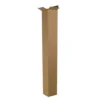 Faltkarton 100 x 100 x 800 mm, 1 wellig, braun, bedruckt