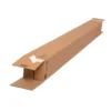 Faltkarton 105 x 105 x 1100 mm, 1 wellig, braun, bedruckt